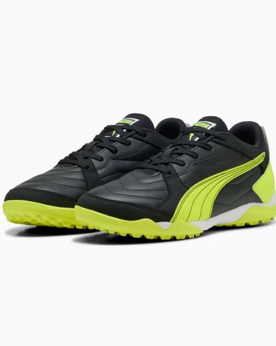 Scarpe Calcio CALCETTO Puma Pressing IV Turf Trainers uomo Nero Giallo - Football boots Puma Pressing IV Turf Trainers Mens Black Yellow - Chaussures de football Puma Pressing IV Turf Trainers Homme Noir Jaune - Fußballschuhe Puma Pressing IV Turf Trainer Herren Schwarz Gelb