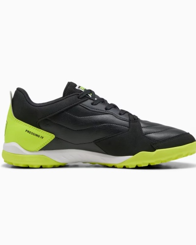 Scarpe Calcio CALCETTO Puma Pressing IV Turf Trainers uomo Nero Giallo - Football boots Puma Pressing IV Turf Trainers Mens Black Yellow - Chaussures de football Puma Pressing IV Turf Trainers Homme Noir Jaune - Fußballschuhe Puma Pressing IV Turf Trainer Herren Schwarz Gelb