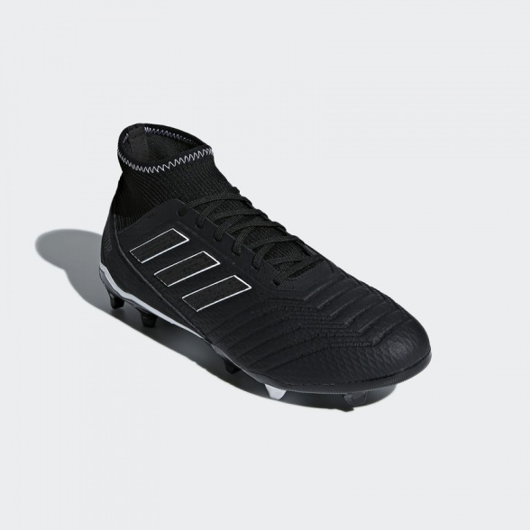Football shoes Adidas Scarpe Calcio Predator 18.3 FG Nero con ... ... Scarpe da Calcio PREDATOR 18.3 FG Adidas con calzino Nero uomo SHADOW MODE - Football boots ...