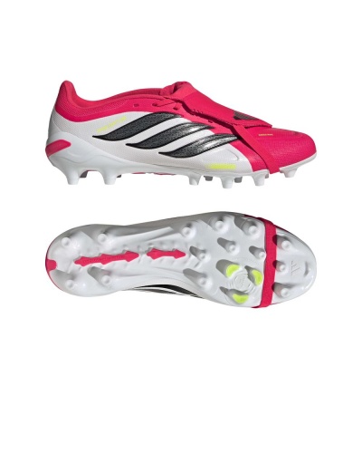 Scarpe da calcio Adidas Predator League Artificial Grass AG Bianco Rosso Nero - Football Boots Adidas Predator League Artificial Grass AG White Red Black - Chaussures de football Adidas Predator League Artificial Grass AG Blanc Rouge Noir - Adidas Predator League Fußballschuhe für Kunstrasen (AG) Weiß Rot Schwarz