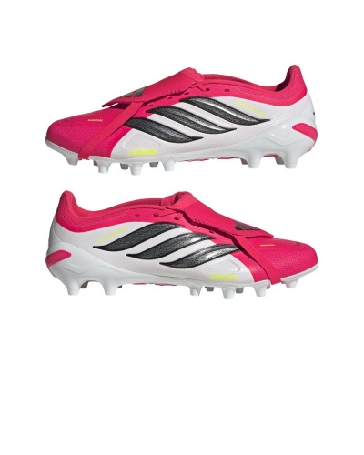 Scarpe da calcio Adidas Predator League Artificial Grass AG Bianco Rosso Nero - Football Boots Adidas Predator League Artificial Grass AG White Red Black - Chaussures de football Adidas Predator League Artificial Grass AG Blanc Rouge Noir - Adidas Predator League Fußballschuhe für Kunstrasen (AG) Weiß Rot Schwarz