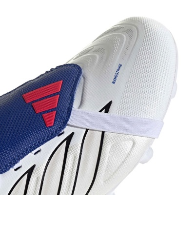 Scarpe da calcio ADIDAS Predator League Fold-Over Tongue Firm Ground Kids Bianco - Football Boots cleats ADIDAS Predator League Fold-Over Tongue Firm Ground Kids White - Chaussures de football bottes ADIDAS Predator League, languette repliable, terrain ferme, enfant, blanches - Fußballschuhe mit Stollen ADIDAS Predator League Fold-Over Tongue Firm Ground Kinder Weiß