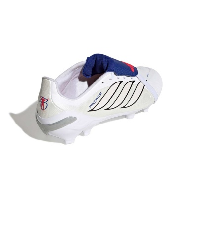 Scarpe da calcio ADIDAS Predator League Fold-Over Tongue Firm Ground Kids Bianco - Football Boots cleats ADIDAS Predator League Fold-Over Tongue Firm Ground Kids White - Chaussures de football bottes ADIDAS Predator League, languette repliable, terrain ferme, enfant, blanches - Fußballschuhe mit Stollen ADIDAS Predator League Fold-Over Tongue Firm Ground Kinder Weiß