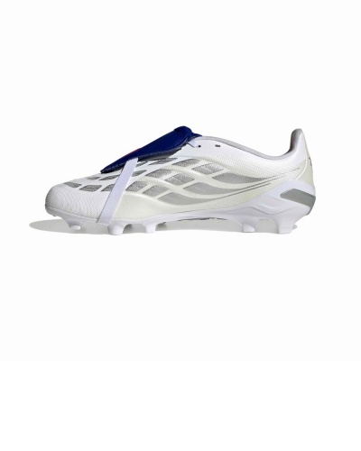 Scarpe da calcio ADIDAS Predator League Fold-Over Tongue Firm Ground Kids Bianco - Football Boots cleats ADIDAS Predator League Fold-Over Tongue Firm Ground Kids White - Chaussures de football bottes ADIDAS Predator League, languette repliable, terrain ferme, enfant, blanches - Fußballschuhe mit Stollen ADIDAS Predator League Fold-Over Tongue Firm Ground Kinder Weiß