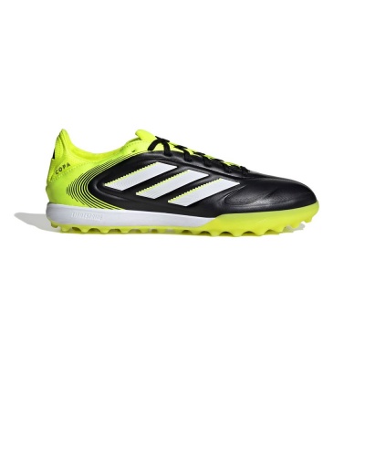 Scarpe Calcio Calcetto Adidas Copa Pure III pro Turf Uomo Vera Pelle Top Di gamma Nero Fluo - Football boots Shoes Adidas Copa Pure III Pro Turf Mens Top of the Range, Genuine Leather Fluorescent Black - Chaussures de football Adidas Copa Pure III Pro Turf pour homme, haut de gamme, cuir véritable noir fluorescent - Adidas Copa Pure III Pro Turf Fußballschuhe für Herren, Topmodell, Echtleder, fluoreszierendes Schwarz