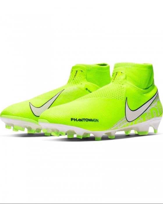 Nike Scarpe Calcio Football Phantom Vision Elite DF FG Hypervenom Giallo  Fluo | eBay