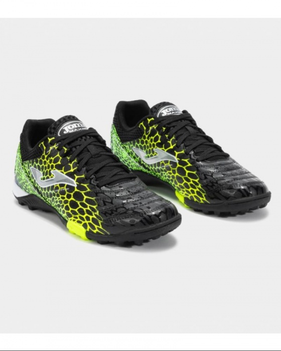 Scarpe calcetto Joma MAXIMA 2531 Print TURF Uomo Nero - Football boots cleats Joma MAXIMA 2531 Print TURF Mens Black - Chaussures de football Bottes Joma MAXIMA 2531 Print TURF pour homme, noires - Fußballschuhe Joma MAXIMA 2531 Print TURF Herren Schwarz