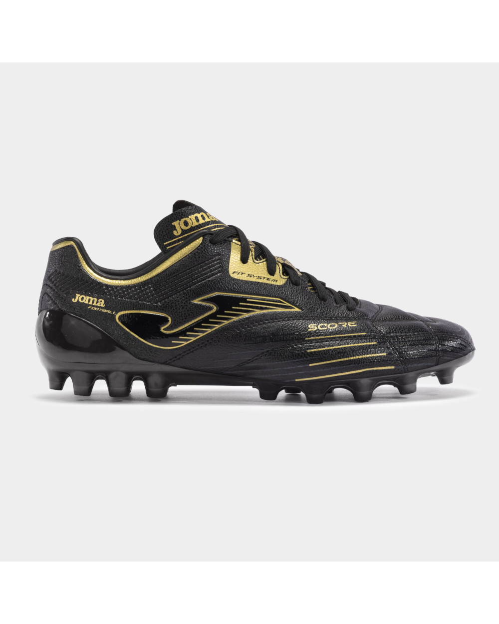  Football soccer shoes Joma score 2401 AG black gold artificial grass AG 