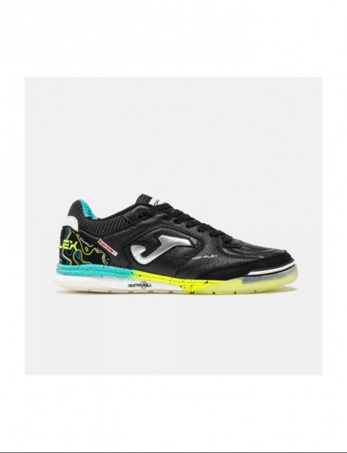 Scarpe Calcetto Joma Top Flex 2631 REBOUND Indoor sala Futsal vera pelle Uomo Nero - Football Futsal boots Cleats Joma Top Flex 2631 REBOUND Indoor Genuine Leather Mens Black - Chaussures de futsal Joma Top Flex 2631 REBOUND Indoor en cuir véritable pour homme, noires - Joma Top Flex 2631 REBOUND Fußball- und Futsalschuhe für Herren, Schwarz, aus echtem Leder, für die Halle