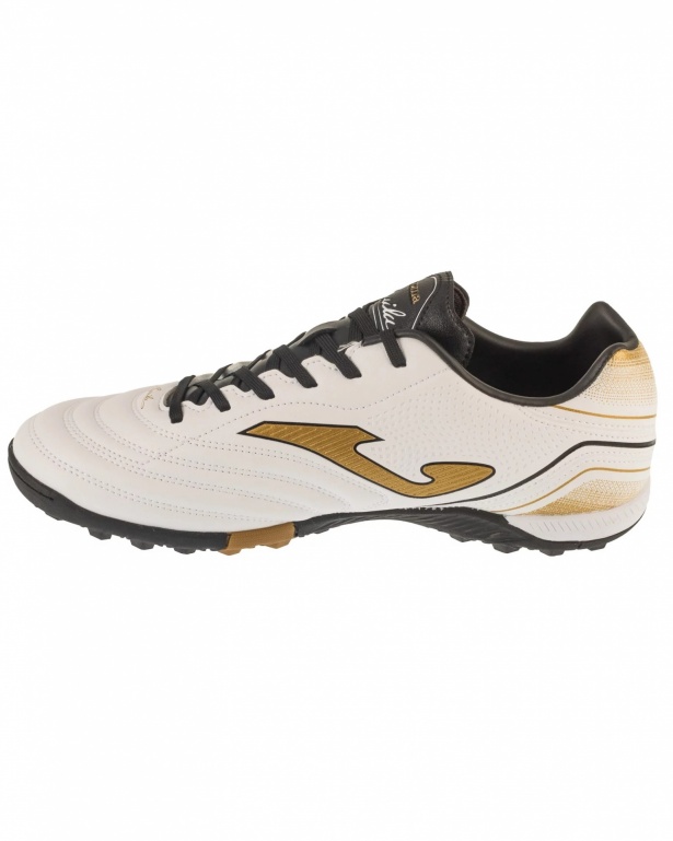 Scarpe Calcetto Joma AGUILA 2502 Turf Bianco oro Uomo - Football boots Shoes Joma AGUILA 2502 Turf White Gold Men - Chaussures de football Joma AGUILA 2502 Turf Blanc Or Homme - Fußballschuhe Joma AGUILA 2502 Turf Weiß Gold Herren