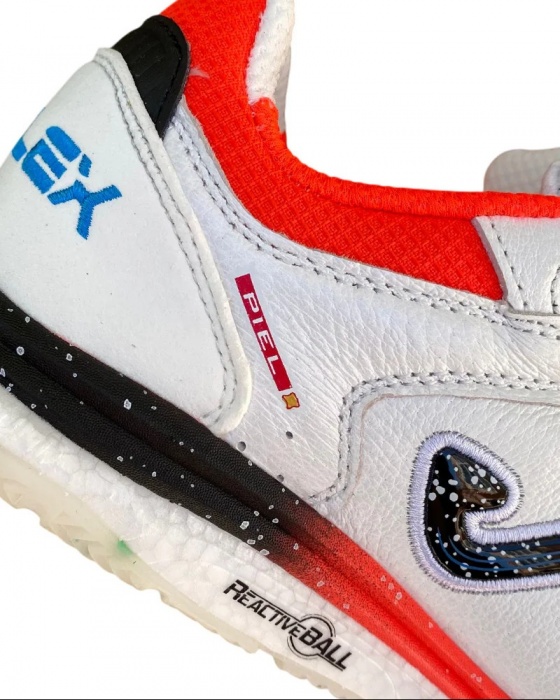 Scarpe Calcetto Joma Top Flex 2532 Indoor sala Futsal vera pelle Uomo Bianco - Futsal Football boots Joma Top Flex 2532 Indoor Real Leather Men White - Chaussures de football futsal Joma Top Flex 2532 Indoor Real Leather Homme Blanc - Futsal-Fußballschuhe Joma Top Flex 2532 Indoor Echtleder Herren Weiß