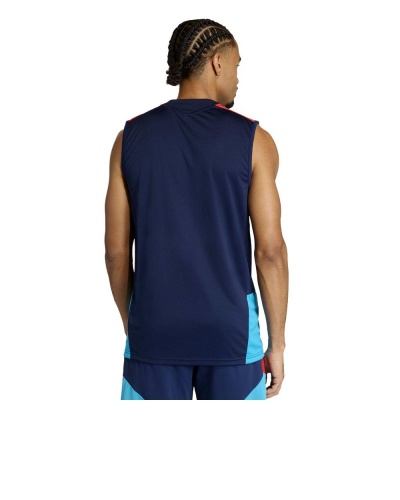 MAGLIA Allenamento smanicato canotta SPAGNA FEF Adidas Tiro 26 uomo Mondiali 2026 Blue Navy - SPAIN FEF Adidas Tiro 26 Men's Sleeveless Training Jersey 2026 World Cup ClimaCool Navy Blue - ESPAGNE FEF Adidas Tiro 26 Maillot d'entraînement sans manches pour homme Coupe du Monde 2026 ClimaCool Bleu marine - SPANIEN FEF Adidas Tiro 26 Herren-Trainingsshirt ärmellos WM 2026 ClimaCool Marineblau