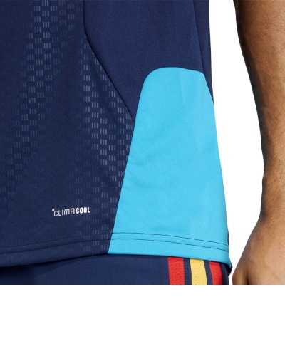 MAGLIA Allenamento smanicato canotta SPAGNA FEF Adidas Tiro 26 uomo Mondiali 2026 Blue Navy - SPAIN FEF Adidas Tiro 26 Men's Sleeveless Training Jersey 2026 World Cup ClimaCool Navy Blue - ESPAGNE FEF Adidas Tiro 26 Maillot d'entraînement sans manches pour homme Coupe du Monde 2026 ClimaCool Bleu marine - SPANIEN FEF Adidas Tiro 26 Herren-Trainingsshirt ärmellos WM 2026 ClimaCool Marineblau