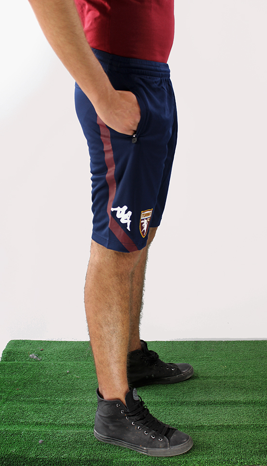 Torino Turin Shorts Kappa Pantaloncini Shorts Turin Hose Blue poches zippées Training Homme 02c655 Torino Turin Shorts Kappa Pantaloncini Shorts Turin Hose Blue poches zippées Training Homme 02c655