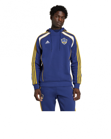 LA GALAXY MLS Adidas Hoodie Hoodie Blau Baumwolle 2025 HERREN Travel - Bild 8 von 11