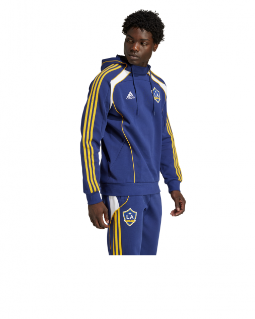 LA GALAXY MLS Adidas Hoodie Hoodie Blau Baumwolle 2025 HERREN Travel - Bild 6 von 11