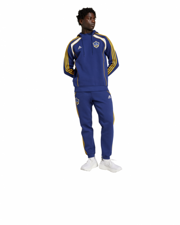 LA GALAXY MLS Adidas Hoodie Hoodie Blau Baumwolle 2025 HERREN Travel - Bild 3 von 11