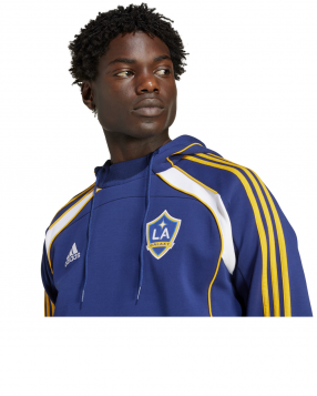 LA GALAXY MLS Adidas Hoodie Hoodie Blau Baumwolle 2025 HERREN Travel - Bild 9 von 11