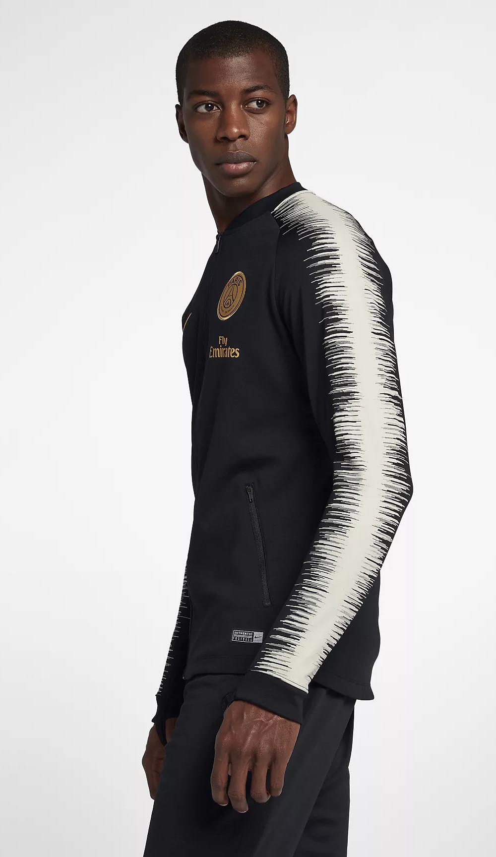 PSG NIKE GIACCA Pre Gara Pre Match Jacket Nero Anthem 2018 ...