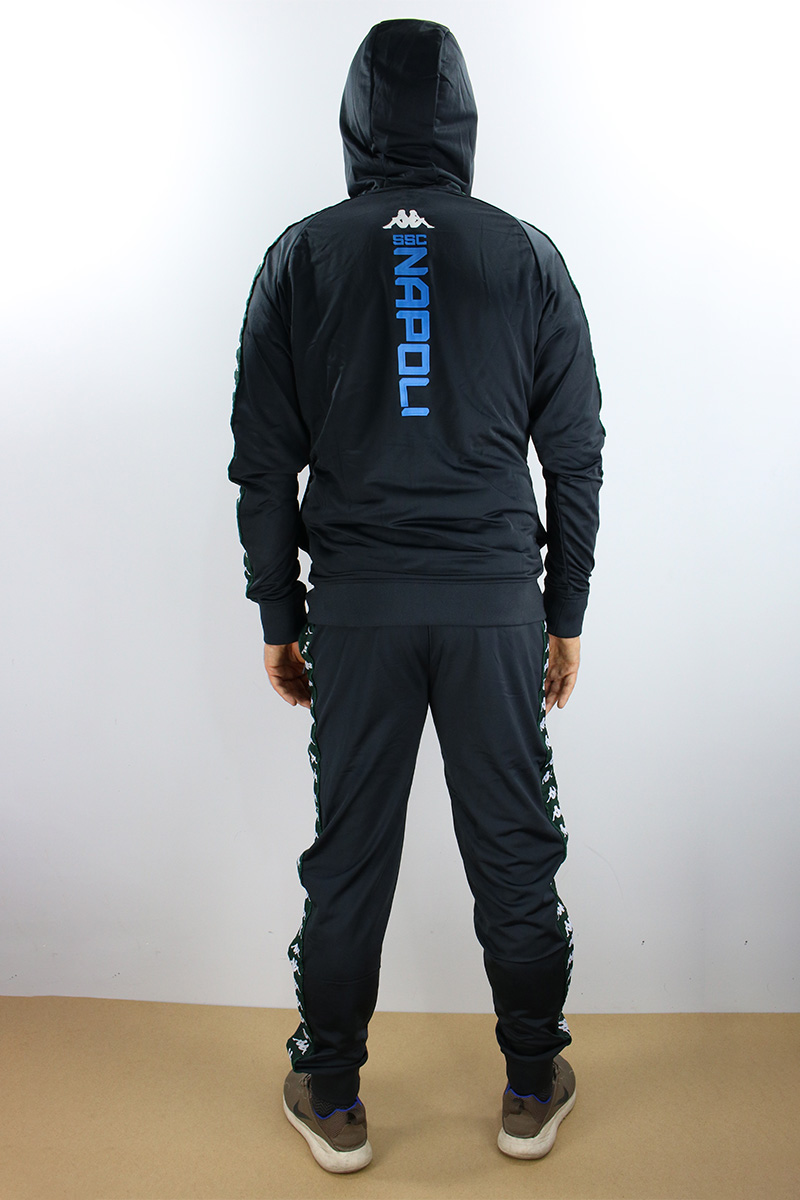 navy blue kappa tracksuit