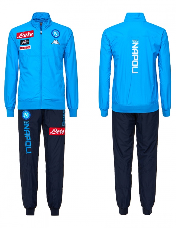 SSC Napoli Neapel Naples Kappa Presentation Trainingsanzug ...