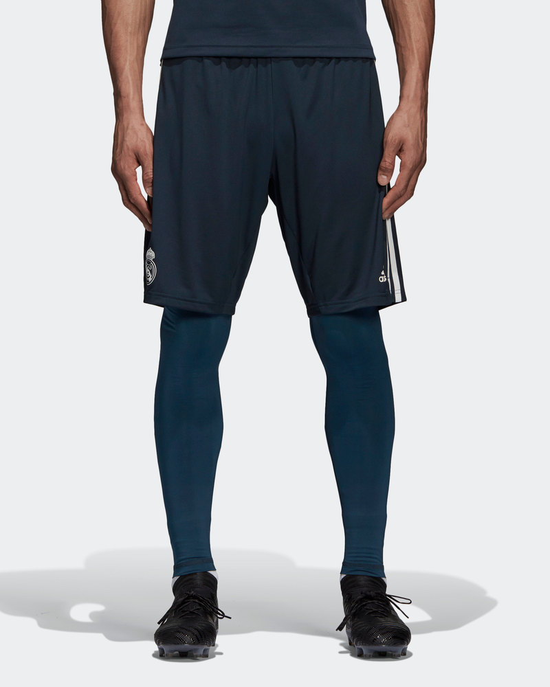 Real Madrid Adidas Shorts 2 i 1-basåka skidorkt leggings Navy 2018 19 Slim fit Real Madrid Adidas Shorts 2 i 1-basåka skidorkt leggings Navy 2018 19 Slim fit