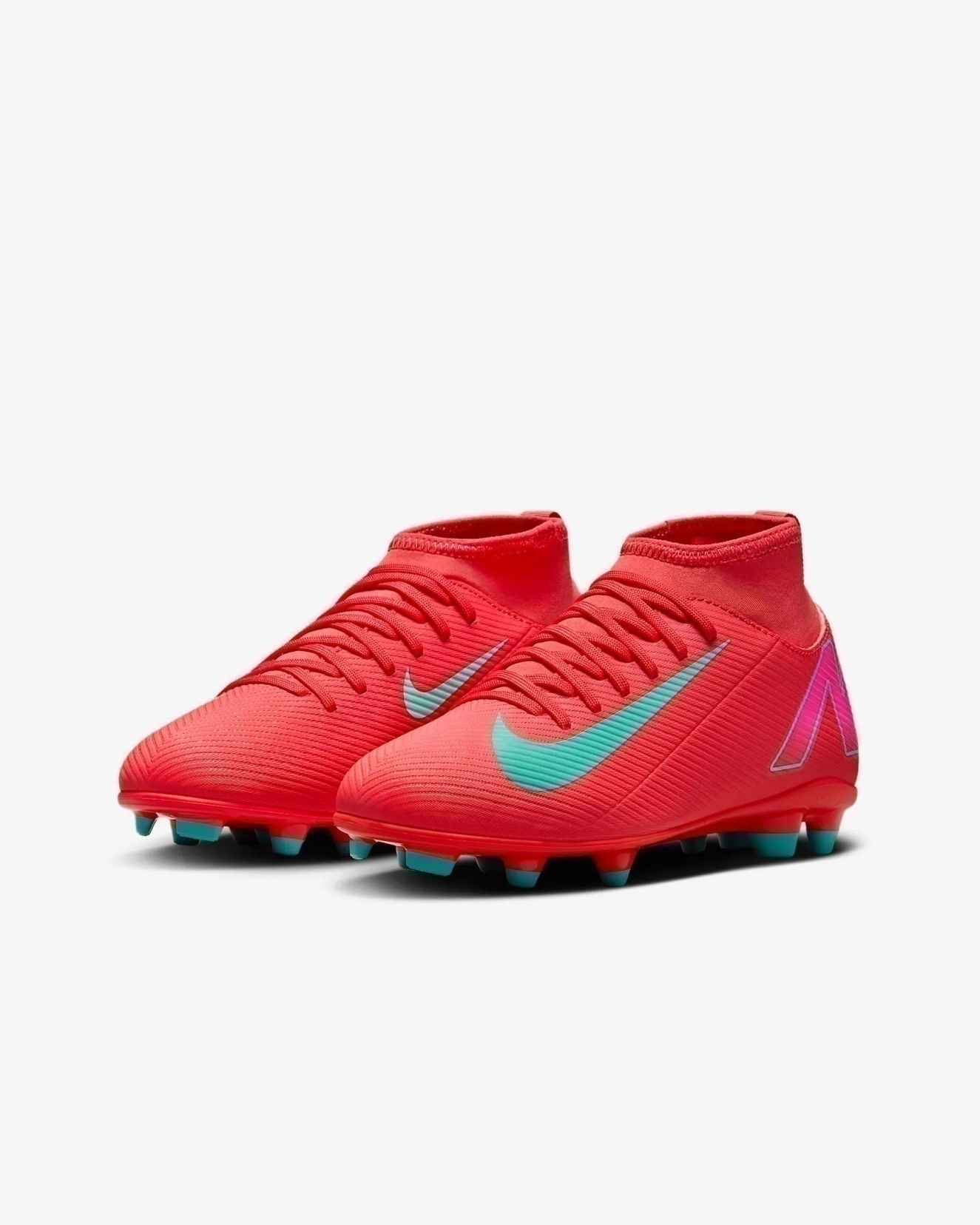 Scarpe Calcio Nike Mercurial Jr Superfly 10 Club FG/MG Bambini Rosso - Imagen 12 de 13